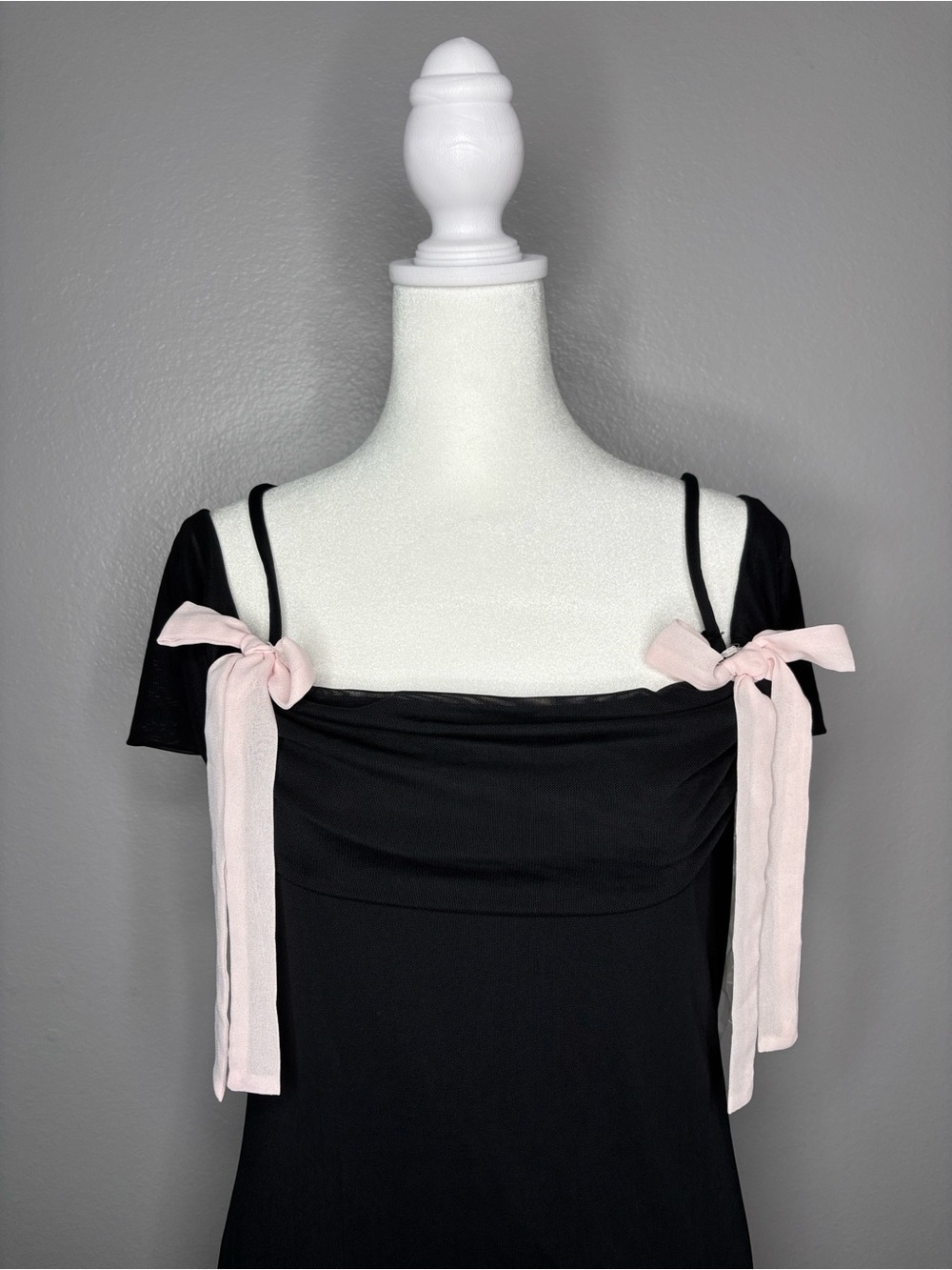 Wild Fable Dress with Bow Straps - Picture 9 of 11